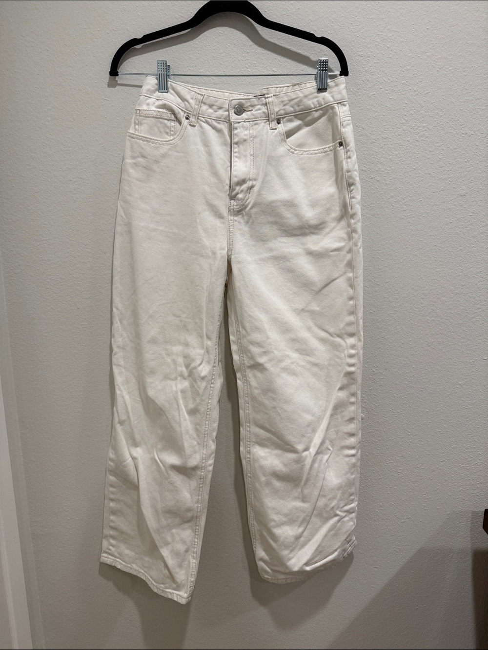 musinsa standard White Denim Jeans - Clean Straight Cut